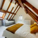 Chambre / Lit 160 x 200 cm et lit banquette 80/160 x 200 cm